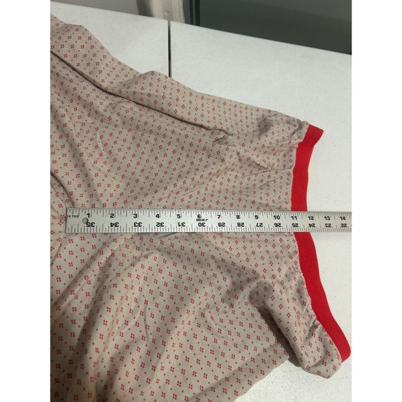 Hearth & Hand With Magnolia, Beige & Orange, 2 Pc Pajamas Set, Small - Picture 11 of 12